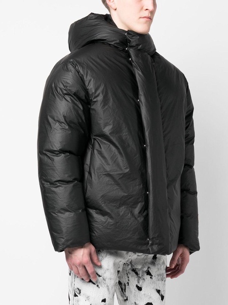 hooded puffer jacket