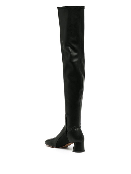 block-heel thigh boots