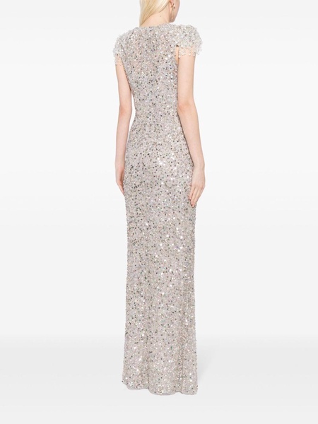 Wonderful sequin-embellished gown