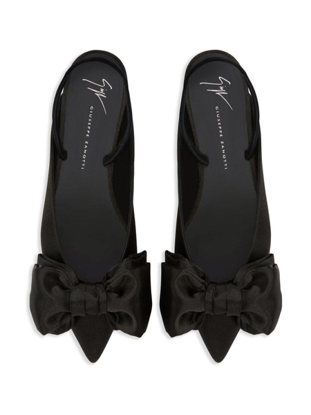 Johanna bow-detail ballerina shoes