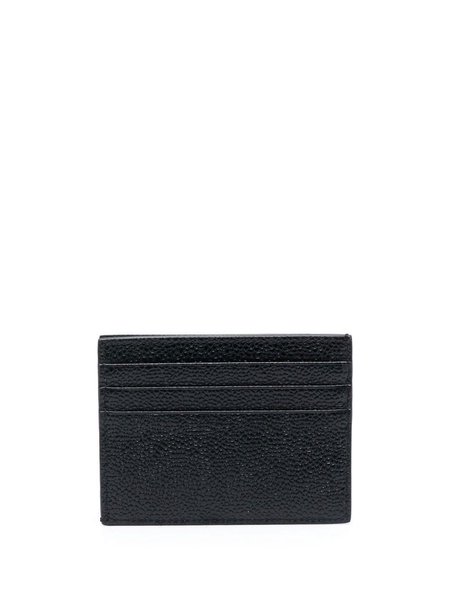 pebbled-leather card holder