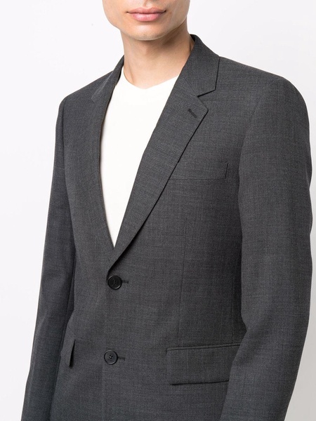 single-breasted wool suit jacket 