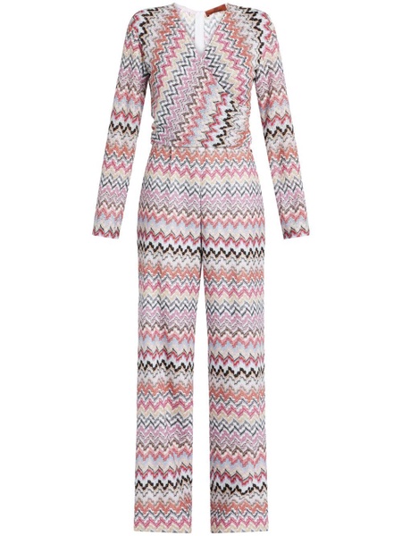 zig zag-pattern jumpsuit