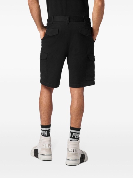 logo-plaque cargo shorts