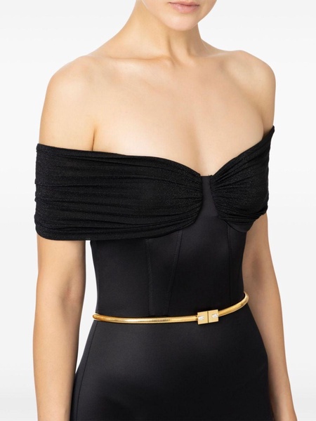 bustier-style jumpsuit