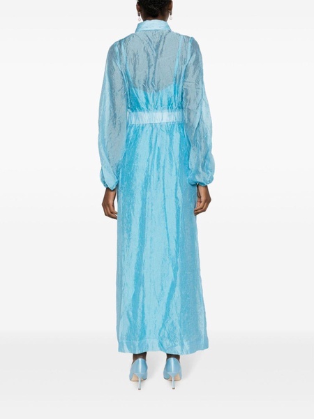 Lobelia organza shirt dress