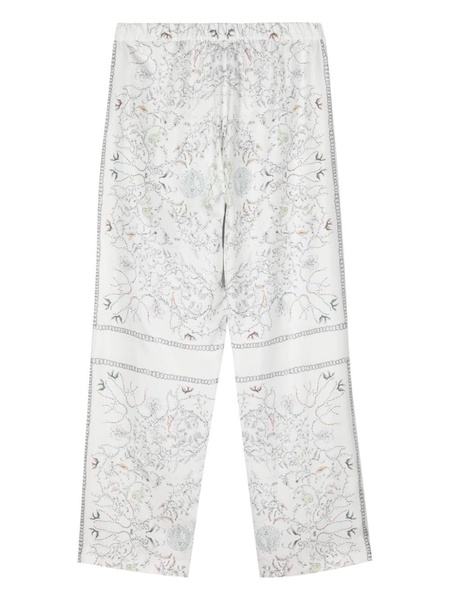 silk palazzo trousers