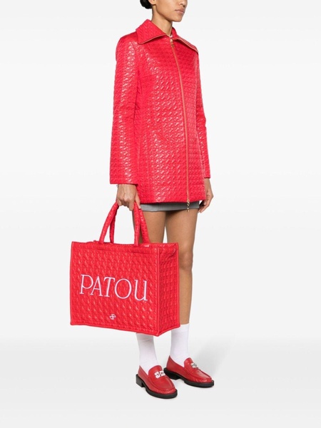 large Patou quilted tote bag