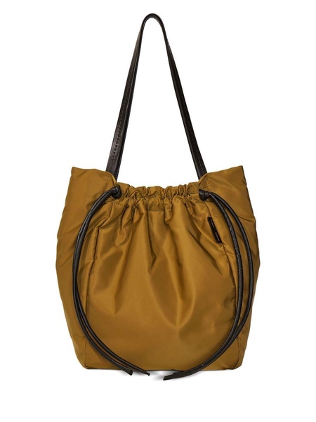 drawstring-fastened tote bag