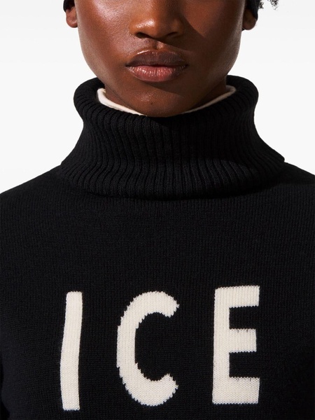 Ice roll-neck jumper