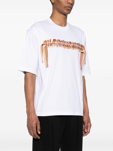 Curb embroidered cotton T-shirt