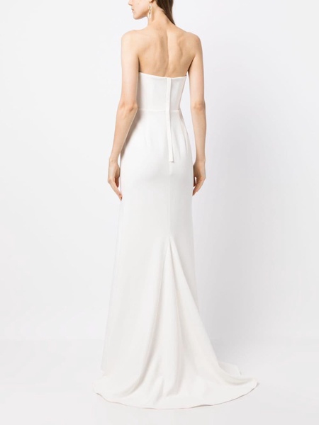 Arlo strapless flared gown