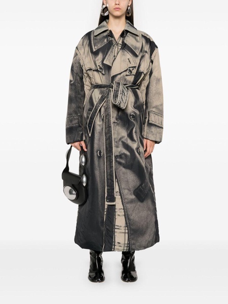 trompe l'oeil padded coat