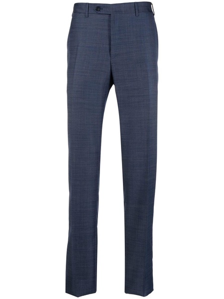 mid-rise straight-leg trousers