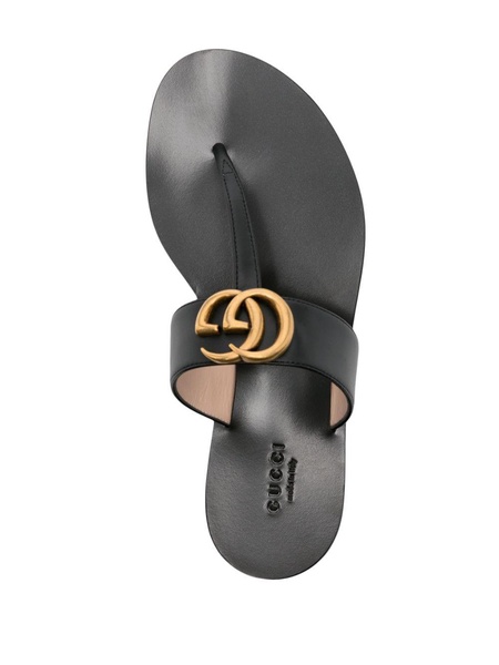 Women's thong sandal with Double G