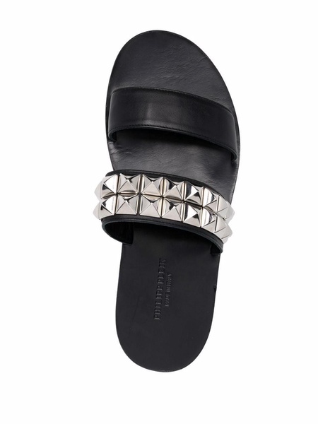 pyramid-stud flat sandals