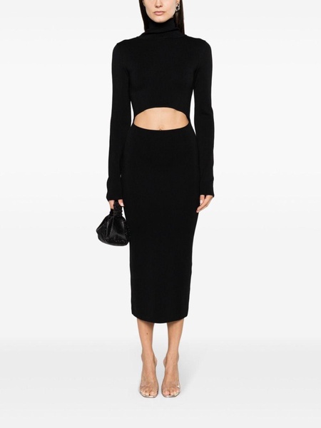 Suno roll-neck maxi dress