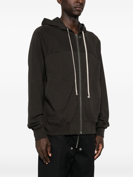 zip-up organic-cotton hoodie