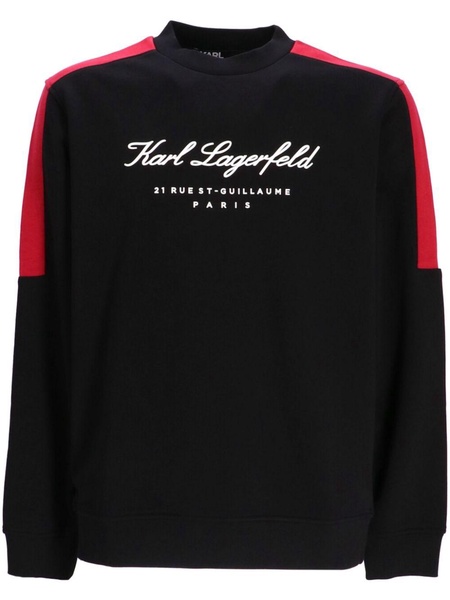 logo-print cotton sweatshirt