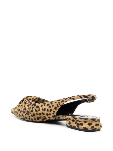 Le Pettegole leopard-print mules