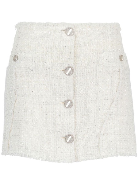 tweed mini skirt