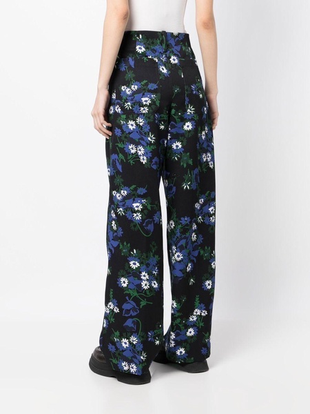 all-over floral-print trousers