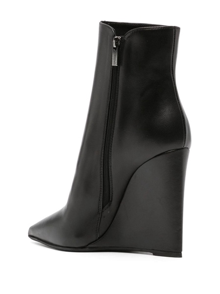 Kira 120mm wedge leather boots