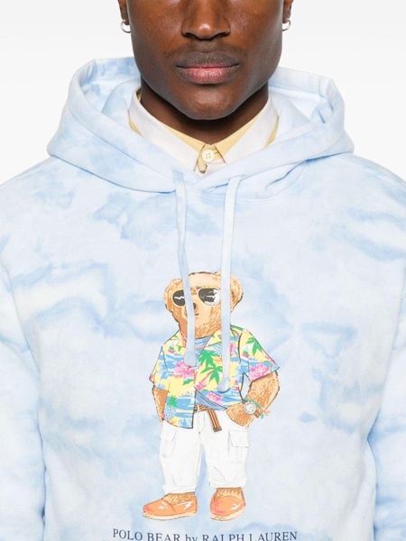 Polo Bear tie-dye hoodie