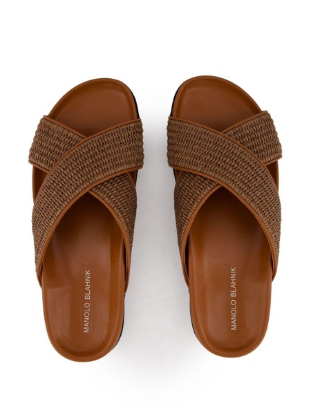 Chiltern crossover-strap sandals