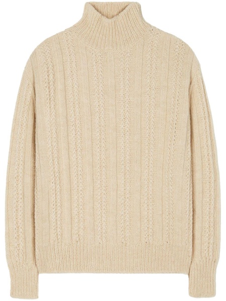 The Talking Glacier cable-knit jumper