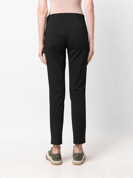 slim-cut trousers