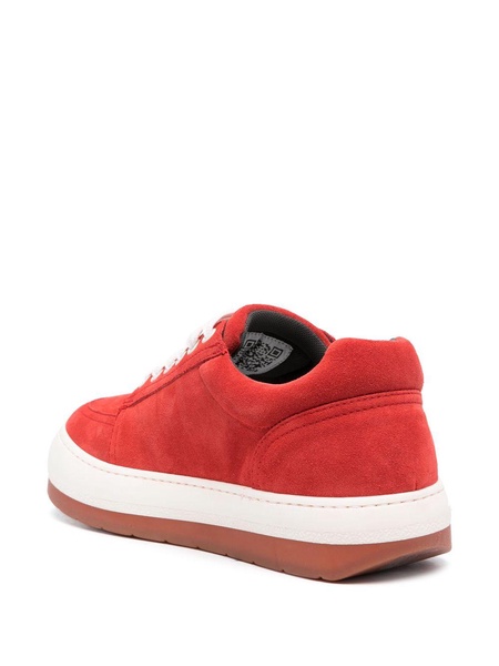 Dreamy lace-up suede sneakers 