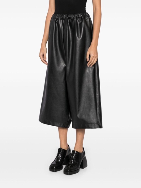 drop-crotch straight-leg trousers