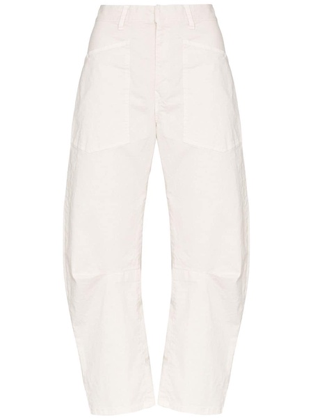 Shon balloon-leg trousers