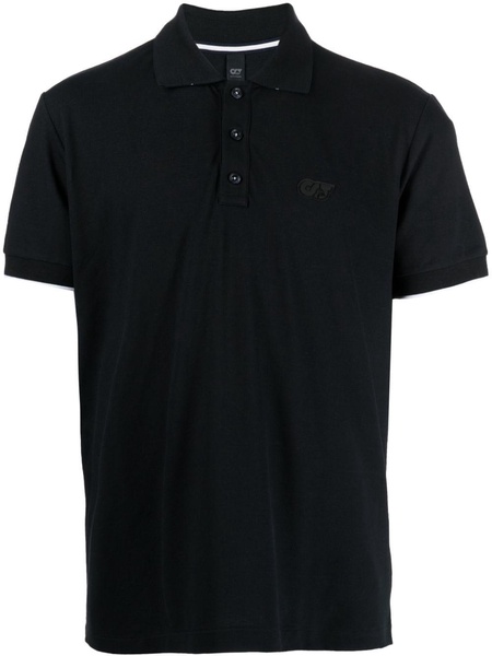 logo-appliqué piqué polo shirt