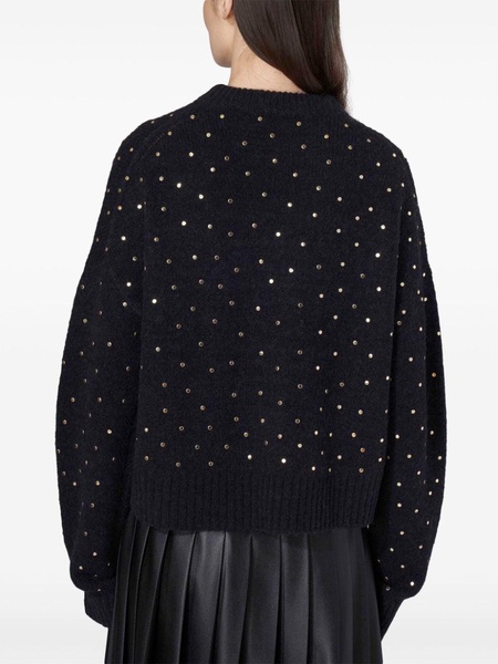 Nock stud-embellished jumper