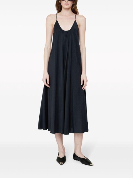 Aida gathered midi dress