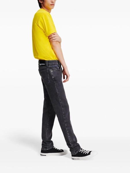 mid-rise skinny jeans