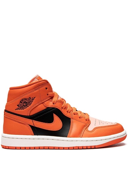 Air Jordan 1 Mid SE "Orange/Black" sneakers