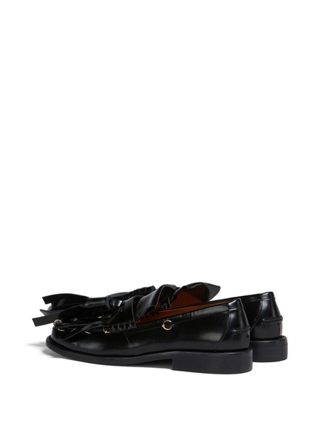 tassel-detail leather loafers