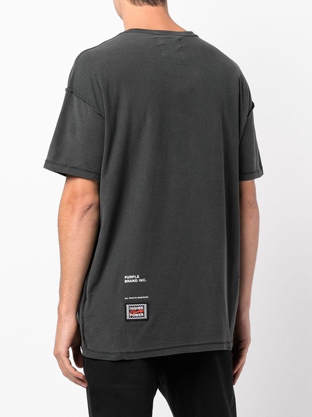 washed logo-print T-shirt