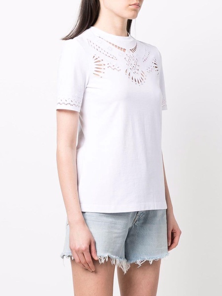 cutout-pattern T-shirt