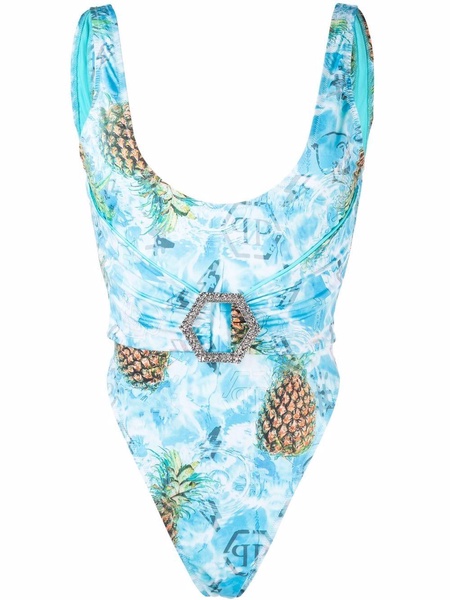 pineapple skies buckled monokini