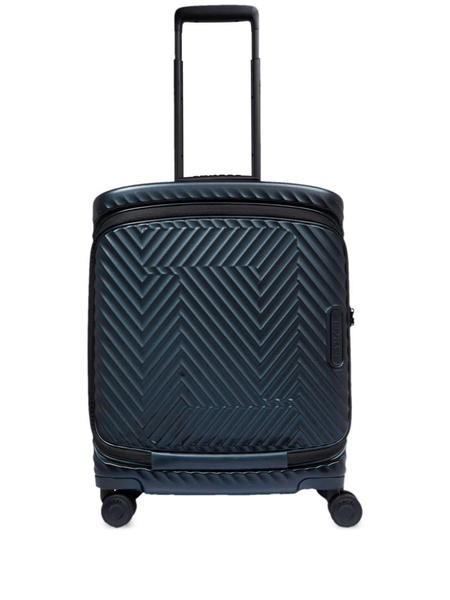 Atlas logo-embossed suitcase 