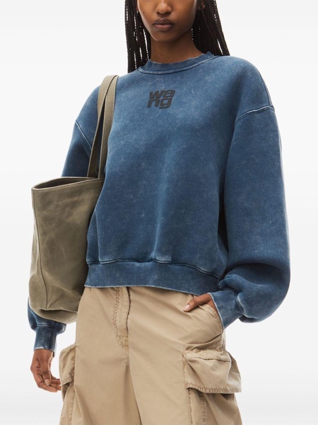 Alexander Wang Essential Terry Crew Sweatshirt Clothing