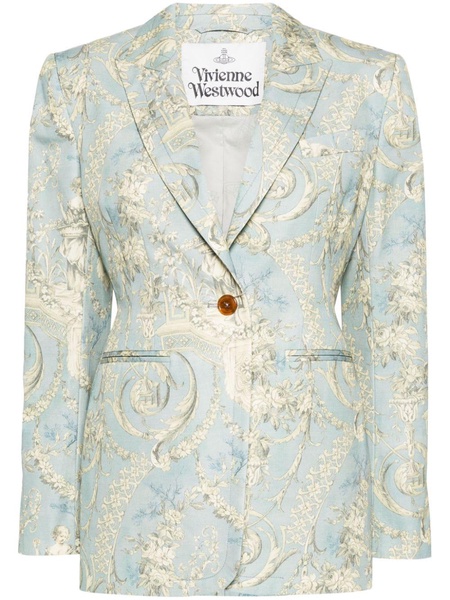 Lauren Toile de Jouy-print blazer