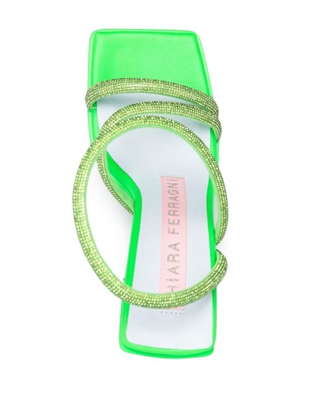 105mm crystal-strap sandals