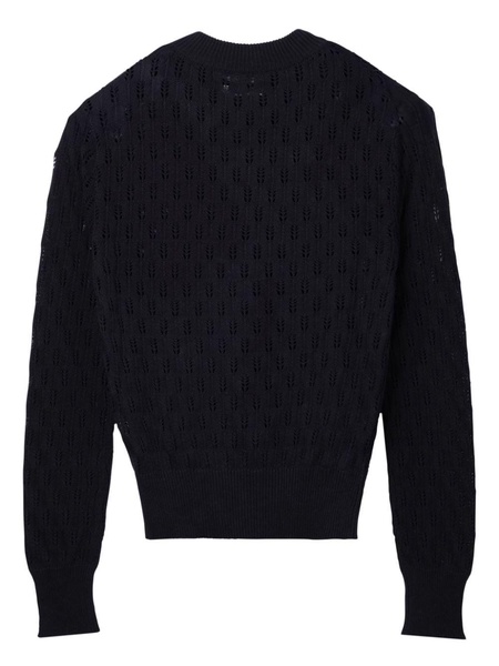 Nissan crew-neck jumper