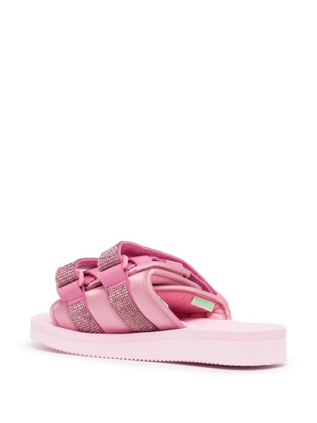 x Suicoke rhinestone-embellished slides