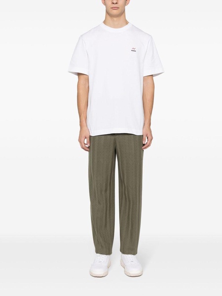 zigzag-woven trousers